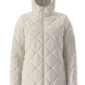 North face Women's white Quilted Jacket